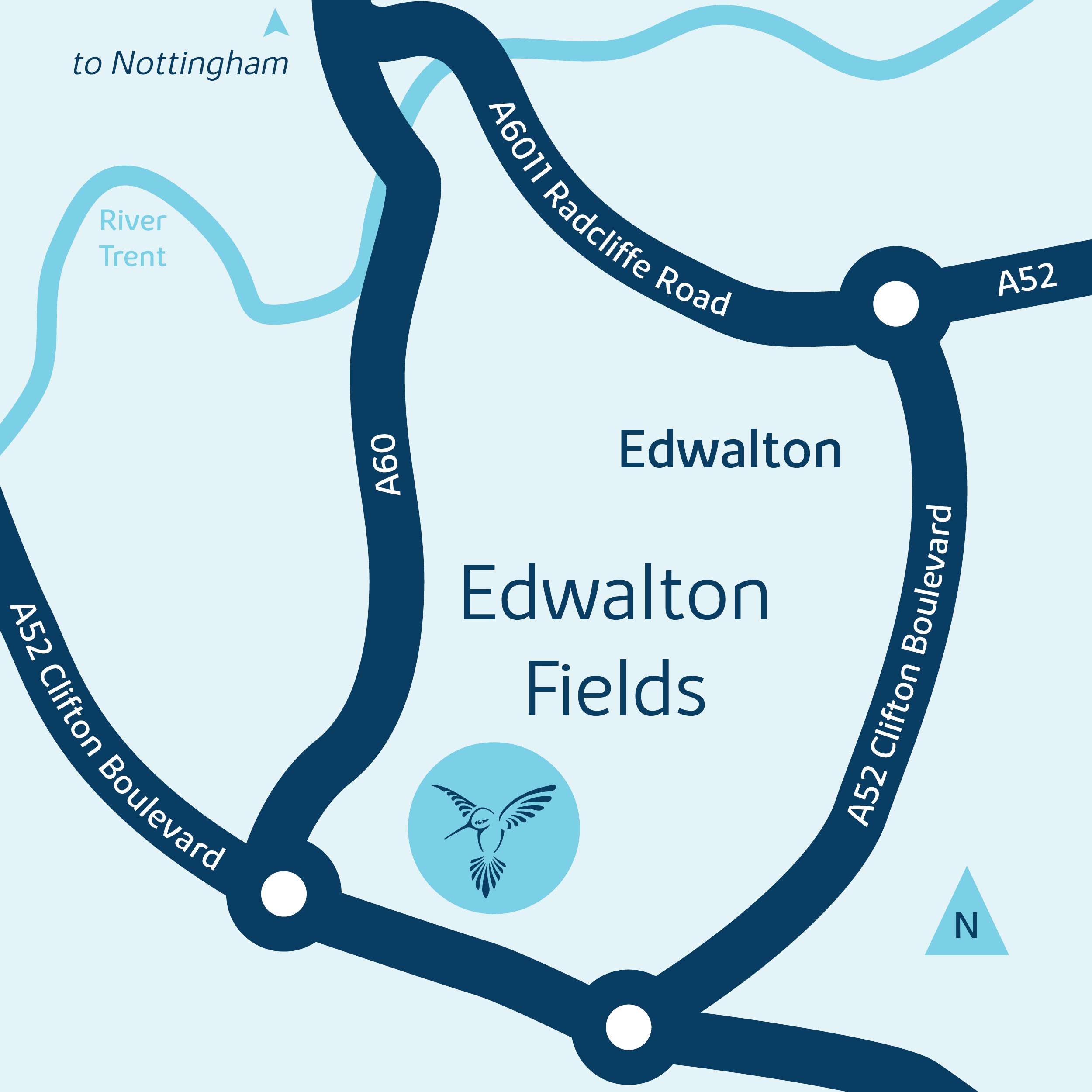Development map for edwalton fields